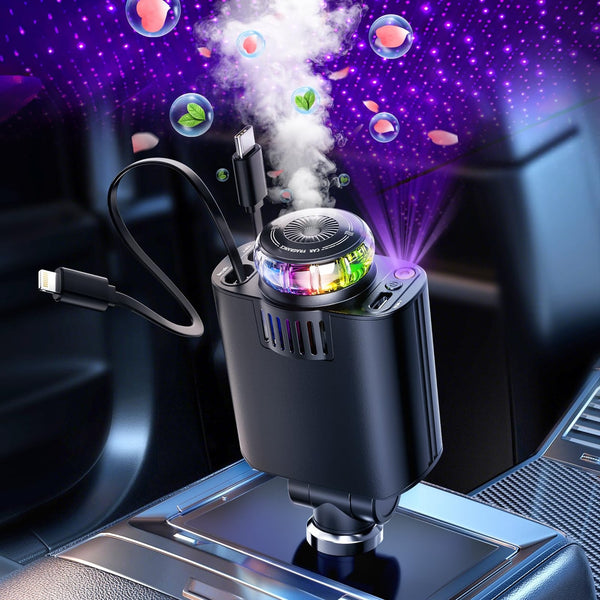 5-in-1 Retractable Car Charger